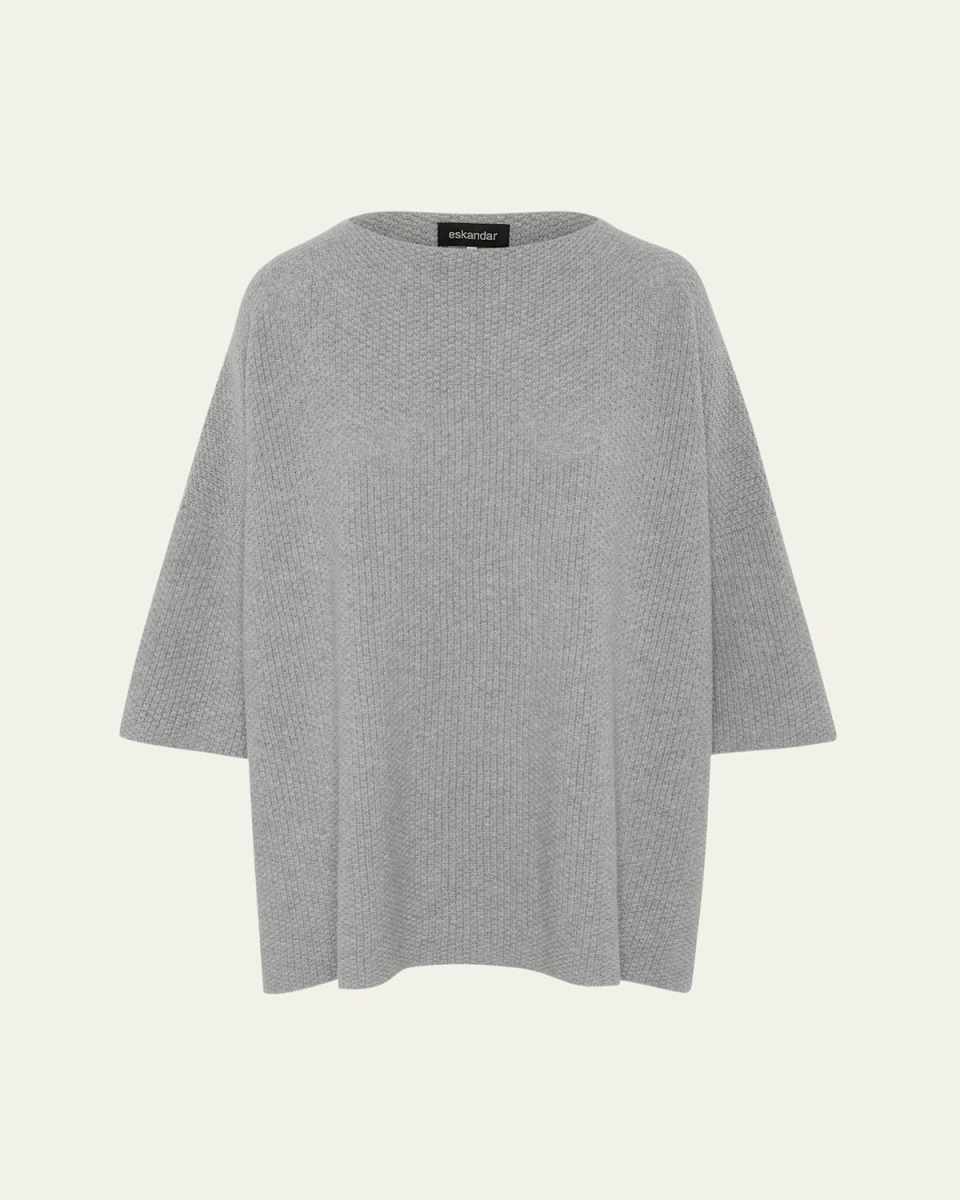 Square 3/4-Sleeve Top (Long Length)